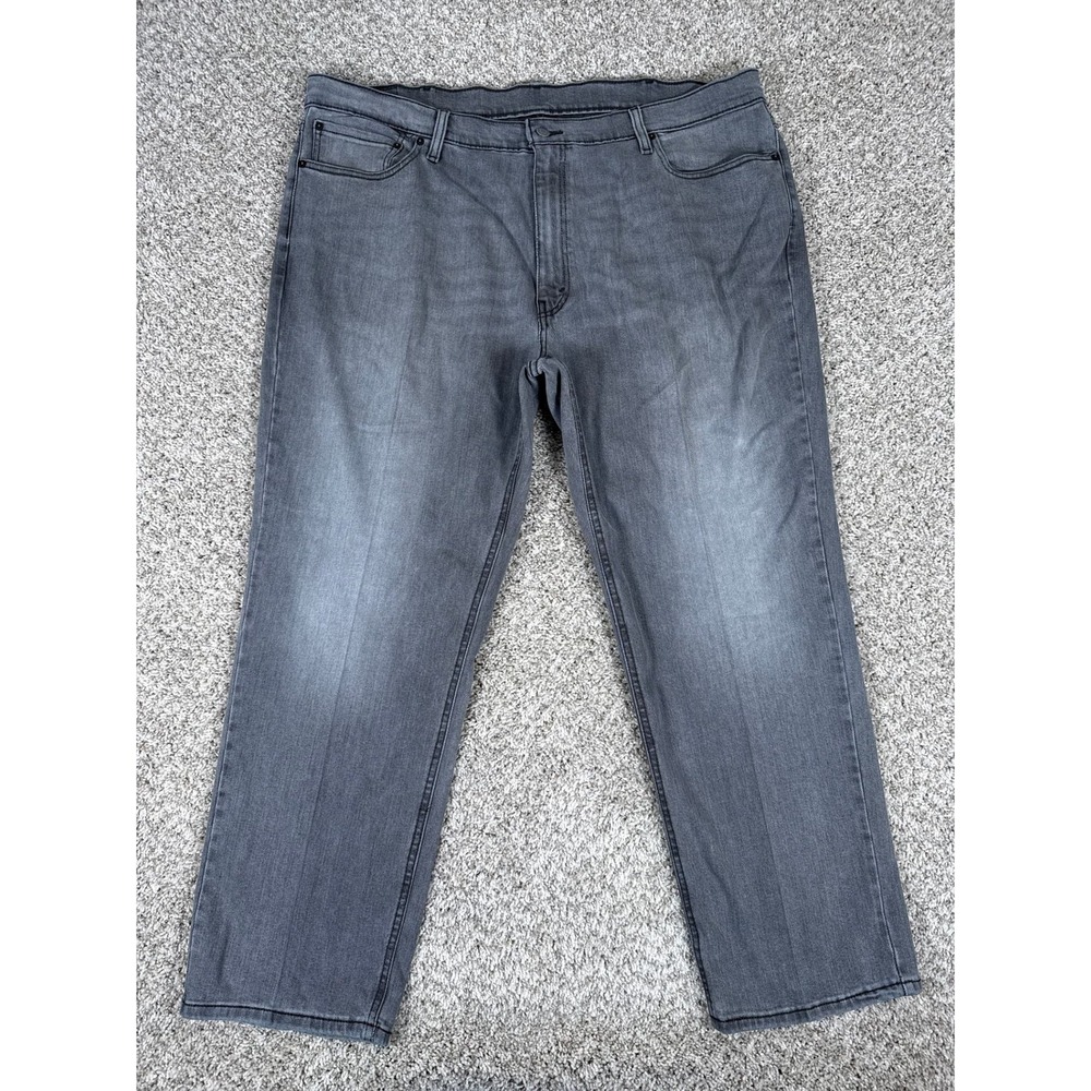 Levis 541 Jeans Mens 42x30 Gray Straight Relaxed Fit Denim Mid Rise Stretch